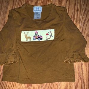Four wheeler smocked shirt